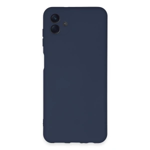 Samsung Galaxy A04e Kılıf Nano İçi Kadife Silikon - Lacivert