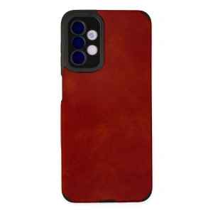 Samsung Galaxy A04s Kılıf Loop Deri Silikon - Kırmızı