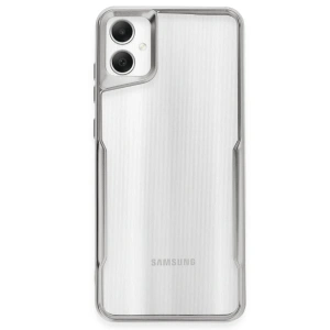 Samsung Galaxy A05 Kılıf Boyi Silikon Kapak - Gümüş