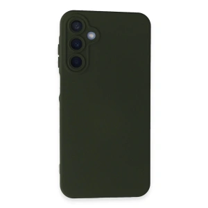 Samsung Galaxy A05s Kılıf Nano İçi Kadife Silikon - Koyu Yeşil