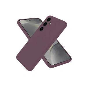 Samsung Galaxy A06 Kılıf First Silikon - Mürdüm