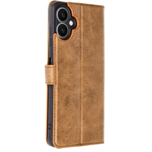 Samsung Galaxy A07 Trend S Plus Kapaklı Kılıf - Taba