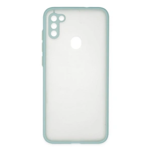 Samsung Galaxy A11 Kılıf Montreal Silikon Kapak - Turkuaz