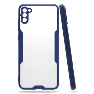 Samsung Galaxy A11 Kılıf Platin Silikon - Lacivert