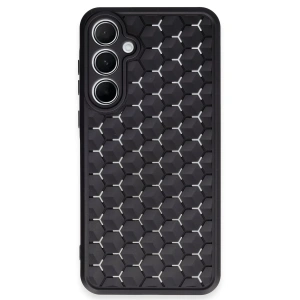 Samsung Galaxy A15 4g Kılıf Petek Silikon Kapak - Siyah