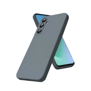 Samsung Galaxy A17 5g Nano İçi Kadife Silikon - Gri