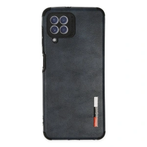 Samsung Galaxy A22 Kılıf Loop Deri Silikon - Lacivert