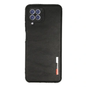 Samsung Galaxy A22 Kılıf Loop Deri Silikon - Siyah