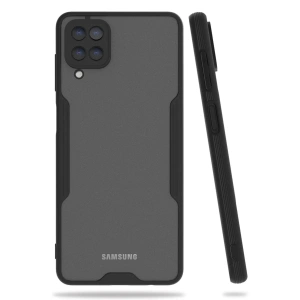 Samsung Galaxy A22 Kılıf Platin Silikon - Siyah