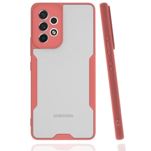 Samsung Galaxy A33 5g Kılıf Platin Silikon - Pembe