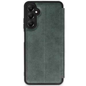 Samsung Galaxy A35 5g Kılıf Flip Cover - Koyu Yeşil