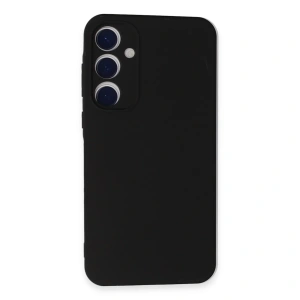 Samsung Galaxy A35 5g Kılıf Nano İçi Kadife Silikon - Siyah