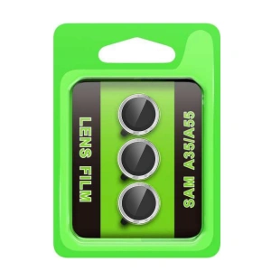 Samsung Galaxy A35 5g Raze Metal Kamera Lens - Gümüş