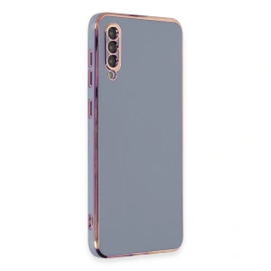 Samsung Galaxy A50 Kılıf Volet Silikon - Mavi