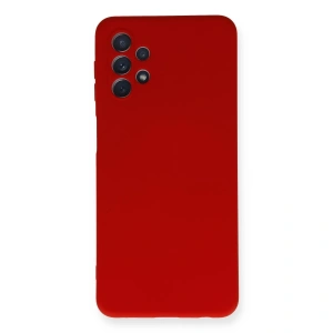 Samsung Galaxy A52 Kılıf Nano İçi Kadife Silikon - Kırmızı