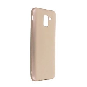 Samsung Galaxy J6 Kılıf First Silikon - Gold