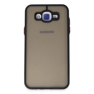 Samsung Galaxy J7 Kılıf Montreal Silikon Kapak - Siyah