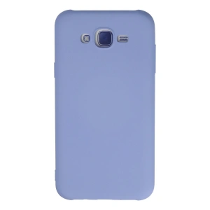 Samsung Galaxy J7 Kılıf Nano İçi Kadife Silikon - Lila