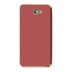 Samsung Galaxy J7 Prime Kılıf Volet Silikon - Kırmızı