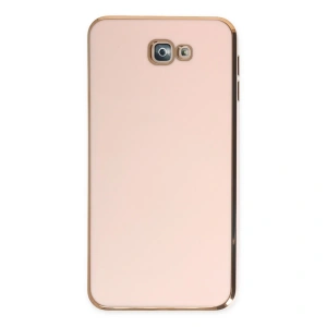 Samsung Galaxy J7 Prime Kılıf Volet Silikon - Pembe