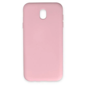 Samsung Galaxy J7 Pro / J730 Kılıf Nano İçi Kadife Silikon - Pudra