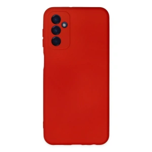 Samsung Galaxy M23 Kılıf Nano İçi Kadife Silikon - Kırmızı