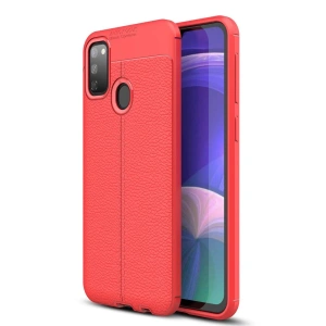 Samsung Galaxy M30s Kılıf Auto Focus Kapak - Kırmızı