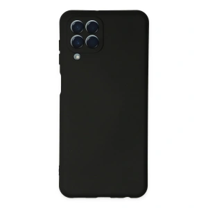 Samsung Galaxy M33 Kılıf Nano İçi Kadife Silikon - Siyah