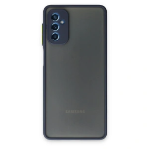 Samsung Galaxy M52 5g Kılıf Montreal Silikon Kapak - Lacivert