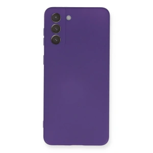 Samsung Galaxy S21 Plus Kılıf Nano İçi Kadife Silikon - Mor