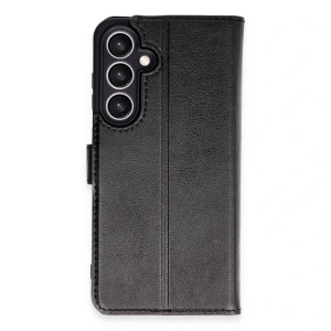 Samsung Galaxy S24 Fe Kılıf Trend S Plus Kapaklı Kılıf - Siyah