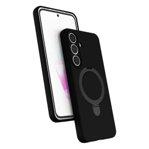 Samsung Galaxy S24 Fe Regal Magsafe Standlı Kapak - Siyah