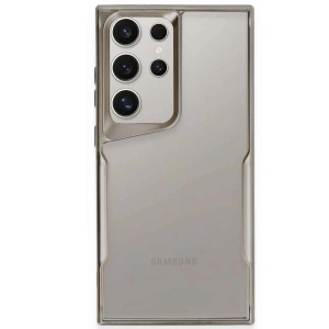 Samsung Galaxy S24 Ultra Kılıf Boyi Silikon Kapak - Titan Gri