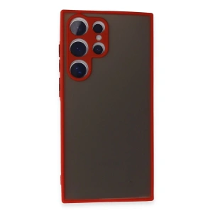 Samsung Galaxy S24 Ultra Kılıf Montreal Silikon Kapak - Kırmızı