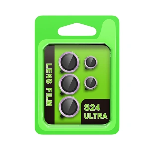 Samsung Galaxy S24 Ultra Raze Metal Kamera Lens - Mor