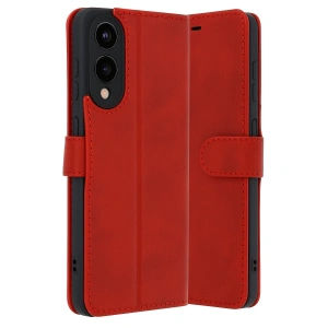 Samsung Galaxy S25 Edge Trend S Plus Kapaklı Kılıf - Kırmızı