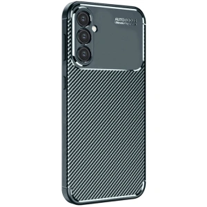 Samsung Galaxy S25 Plus Kılıf Auto Focus Karbon Kapak - Koyu Yeşil