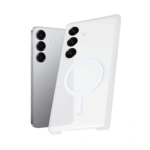 Samsung Galaxy S25 Plus Kılıf Pc Zara Magsafe Şeffaf Kılıf - Şeffaf