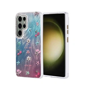 Samsung Galaxy S25 Ultra Kılıf Blade Aynalı Desenli Kapak - Desen 4