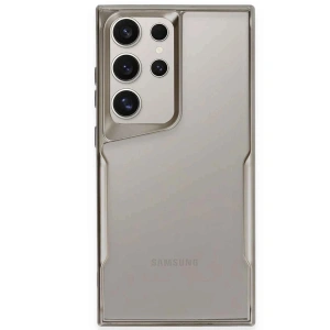 Samsung Galaxy S25 Ultra Kılıf Boyi Silikon Kapak - Titan Gri