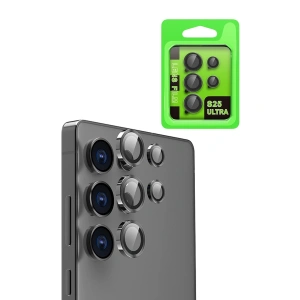Samsung Galaxy S25 Ultra Raze Metal Kamera Lens - Siyah