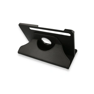 Samsung Galaxy X800 Tab S8 Plus 12.4 Kılıf 360 Tablet Deri Kılıf - Siyah
