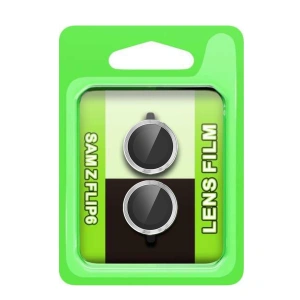 Samsung Galaxy Z Flip 6 Raze Metal Kamera Lens - Gümüş