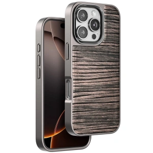 Venco İphone 16 Pro Wave Kapak - Kahverengi