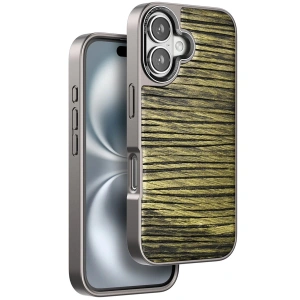 Venco İphone 16 Wave Kapak - Koyu Kahve