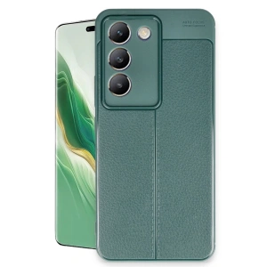 Vivo V30 Lite 4g Kılıf Auto Focus Kapak - Koyu Yeşil