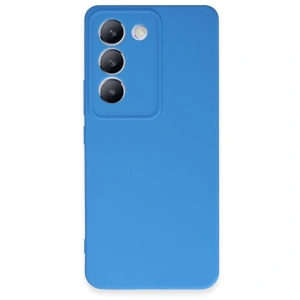 Vivo V30 Lite 4g Kılıf First Silikon - Mavi