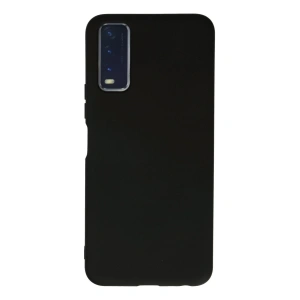 Vivo Y11s Kılıf Nano İçi Kadife Silikon - Siyah