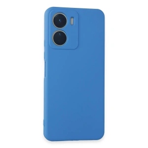 Vivo Y16 Kılıf First Silikon - Mavi