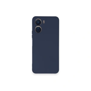 Vivo Y16 Kılıf Nano İçi Kadife Silikon - Lacivert